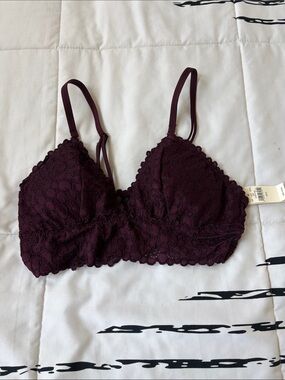 aerie Lace Bralette - Plum